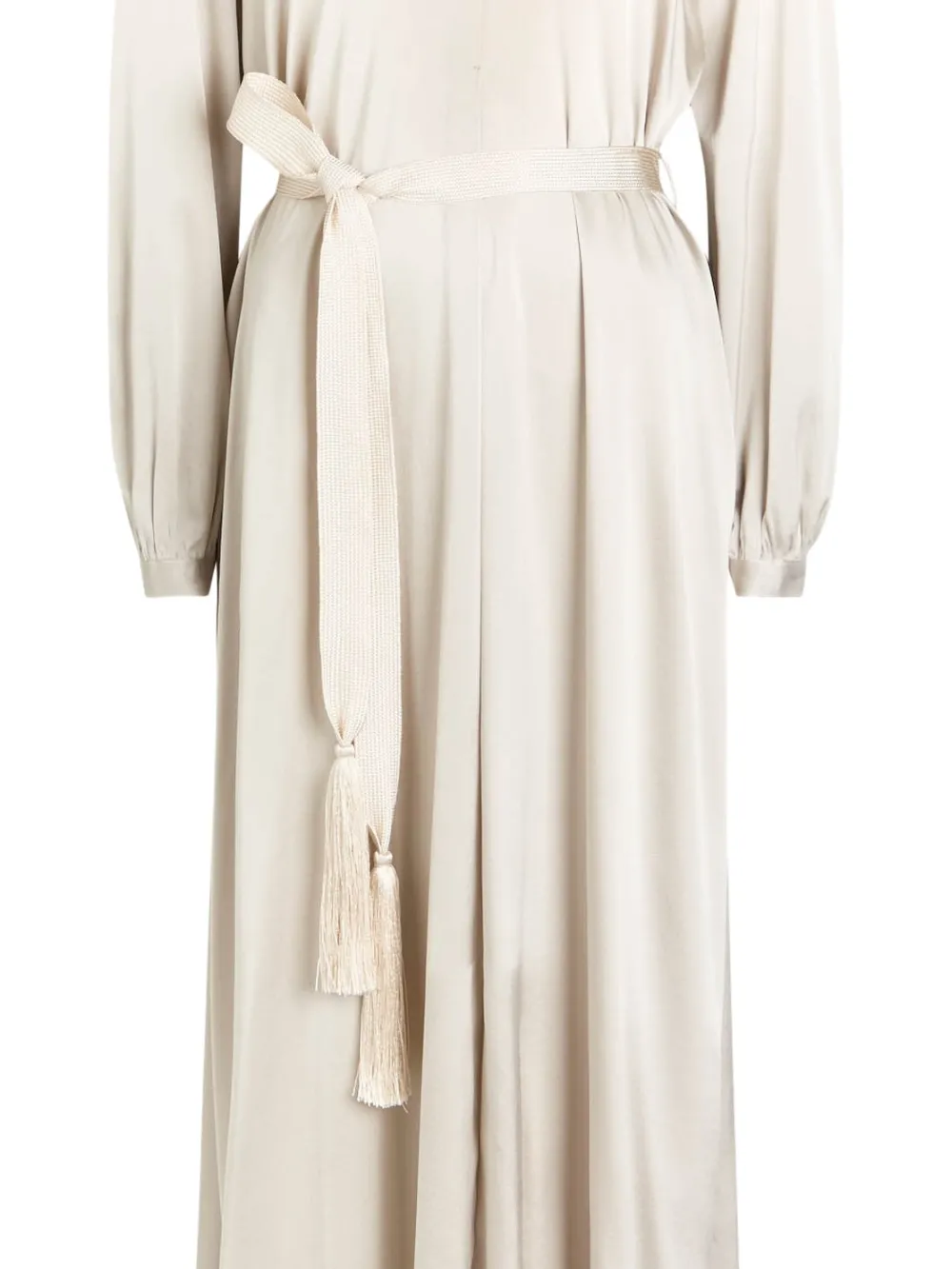 Forte Forte Midi-jurk met ceintuur - Beige