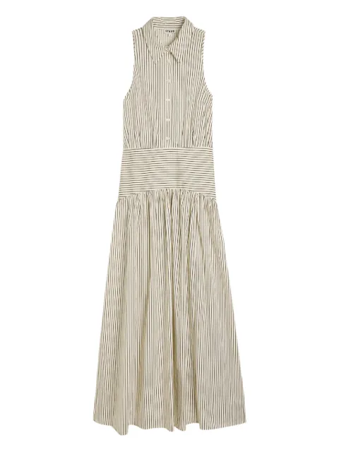 STAUD платье Romy в полоску