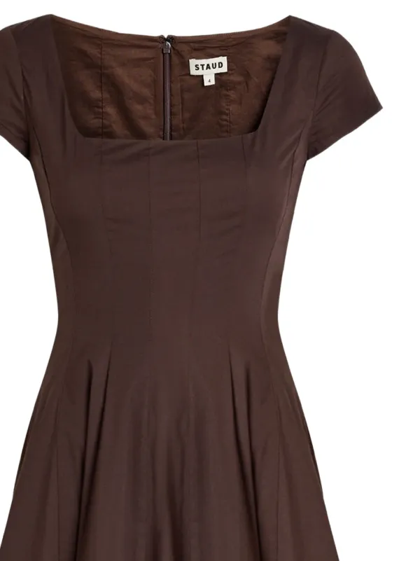 soliloquy linen dress 100% Linen Beach Dress - White main image 0
