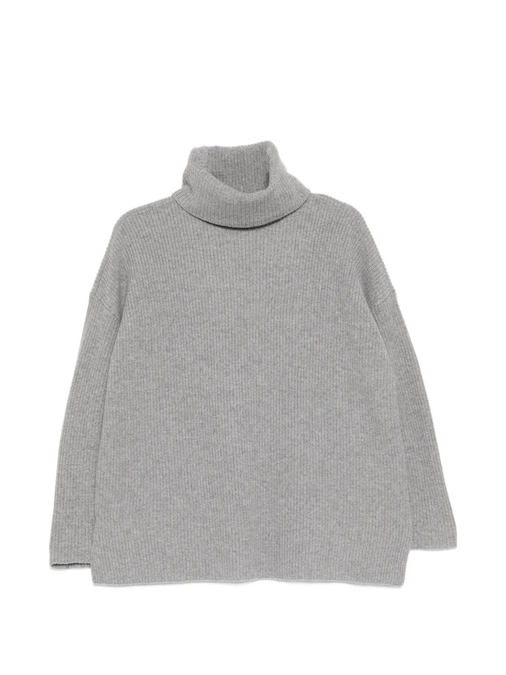 Eileen Fisher Maglione a coste con collo alto - Grigio