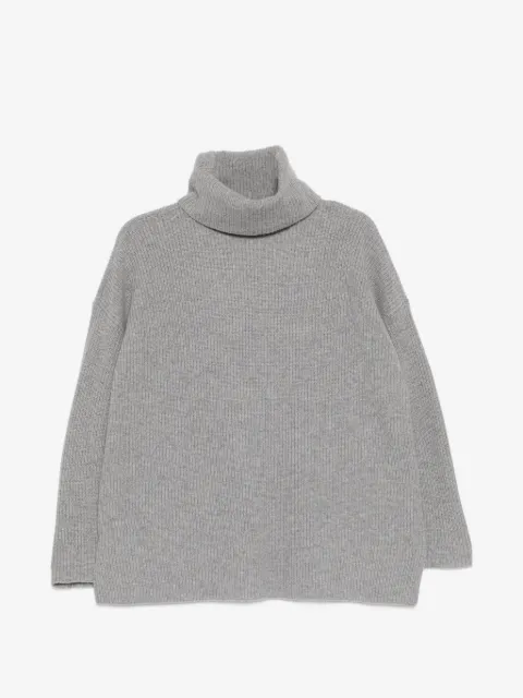Eileen Fisher Gerippter Pullover mit Rollkragen
