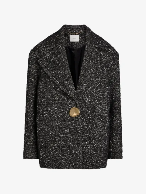 JOSEPH Agar Donegal button coat