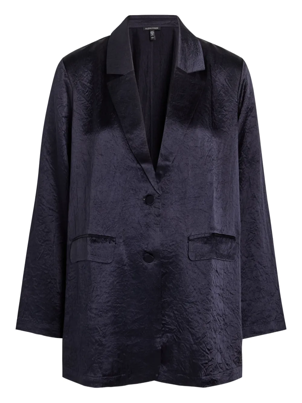 Eileen Fisher button-fastening blazer - Blue