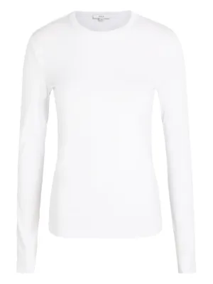 新品　Vince テクスチャー長袖Tシャツ XS ホワイト Vince（ヴィンス）Tシャツ・カットソー - FARFETCH