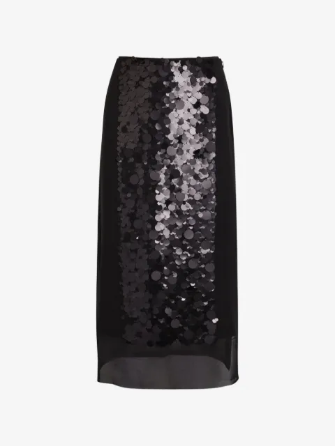 JOSEPH falda midi con detalles de lentejuelas