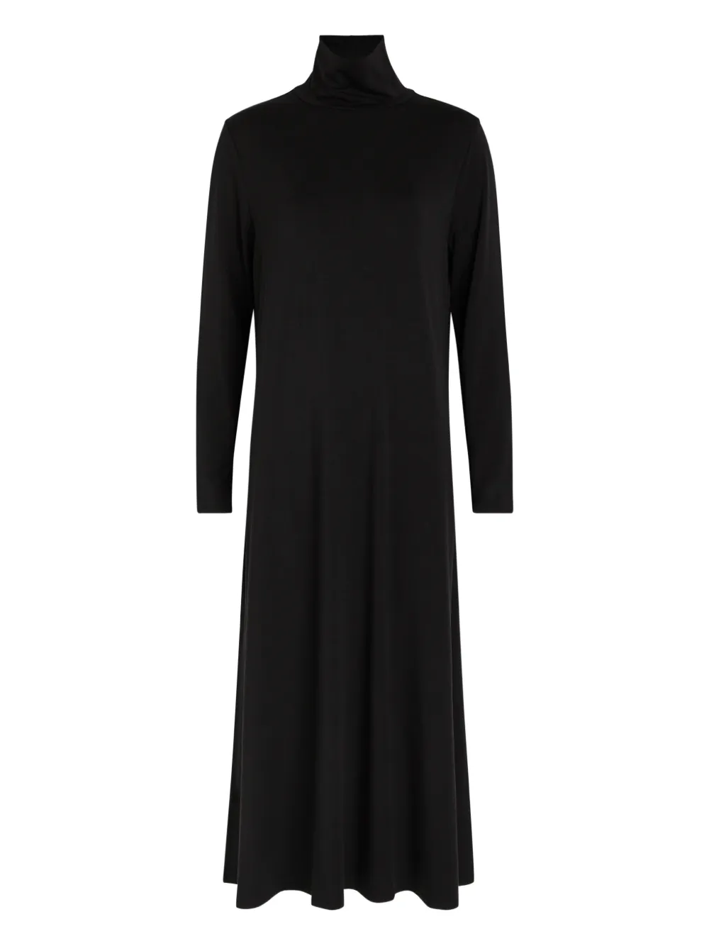 Eileen Fisher Abito midi a maniche lunghe - Nero