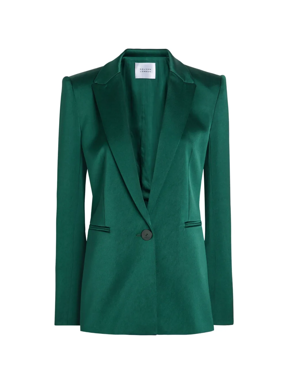 Galvan Single-breasted Blazer In Green