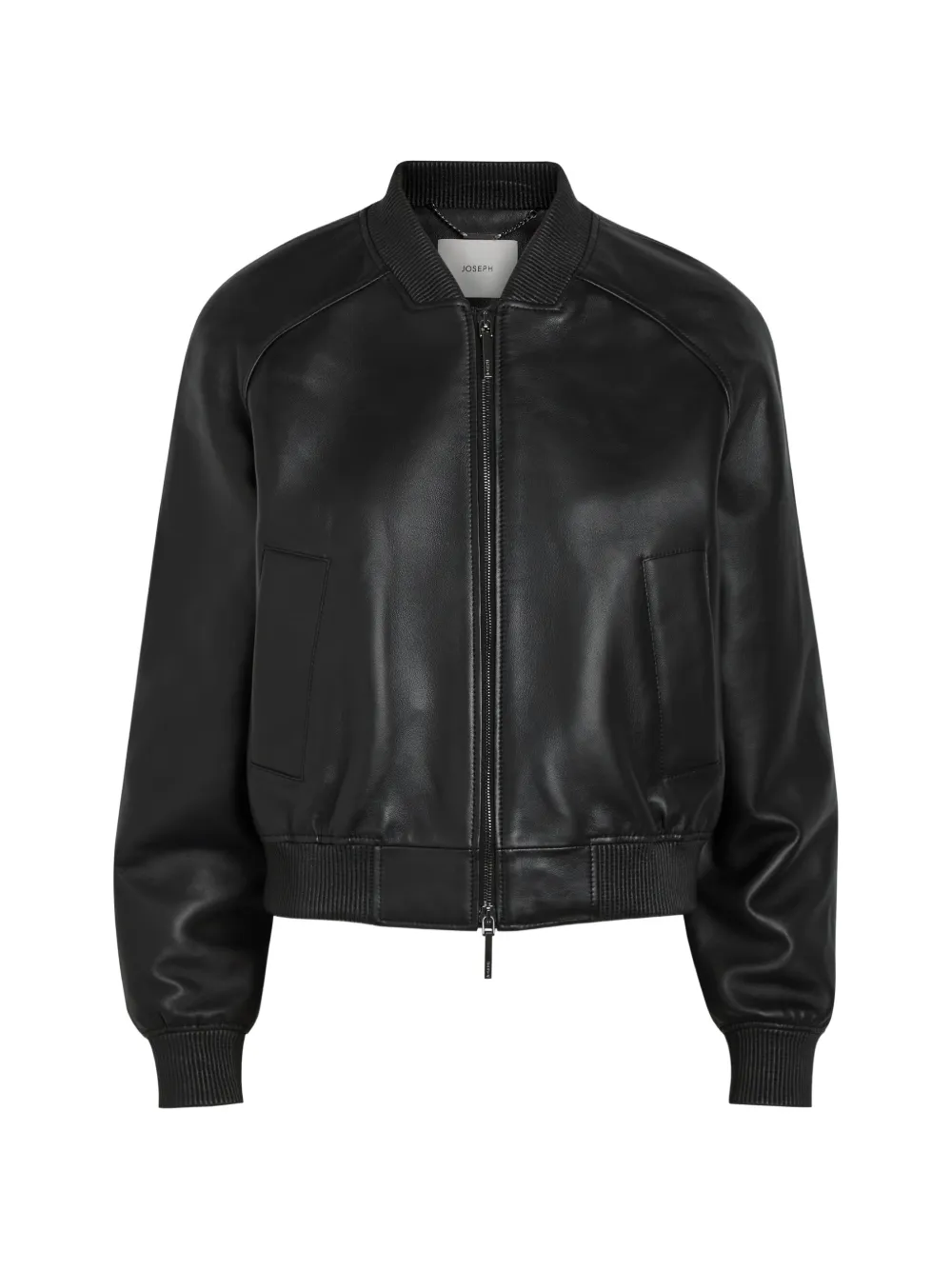 JOSEPH Quinn leather bomber jacket - Nero