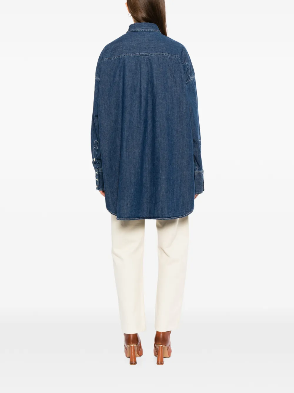 Polo Ralph Lauren Denim blouse Blauw