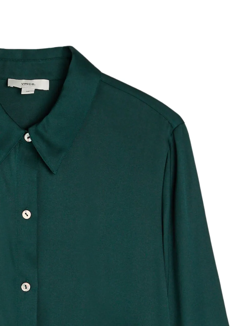 Vince blouse met lange mouwen Groen