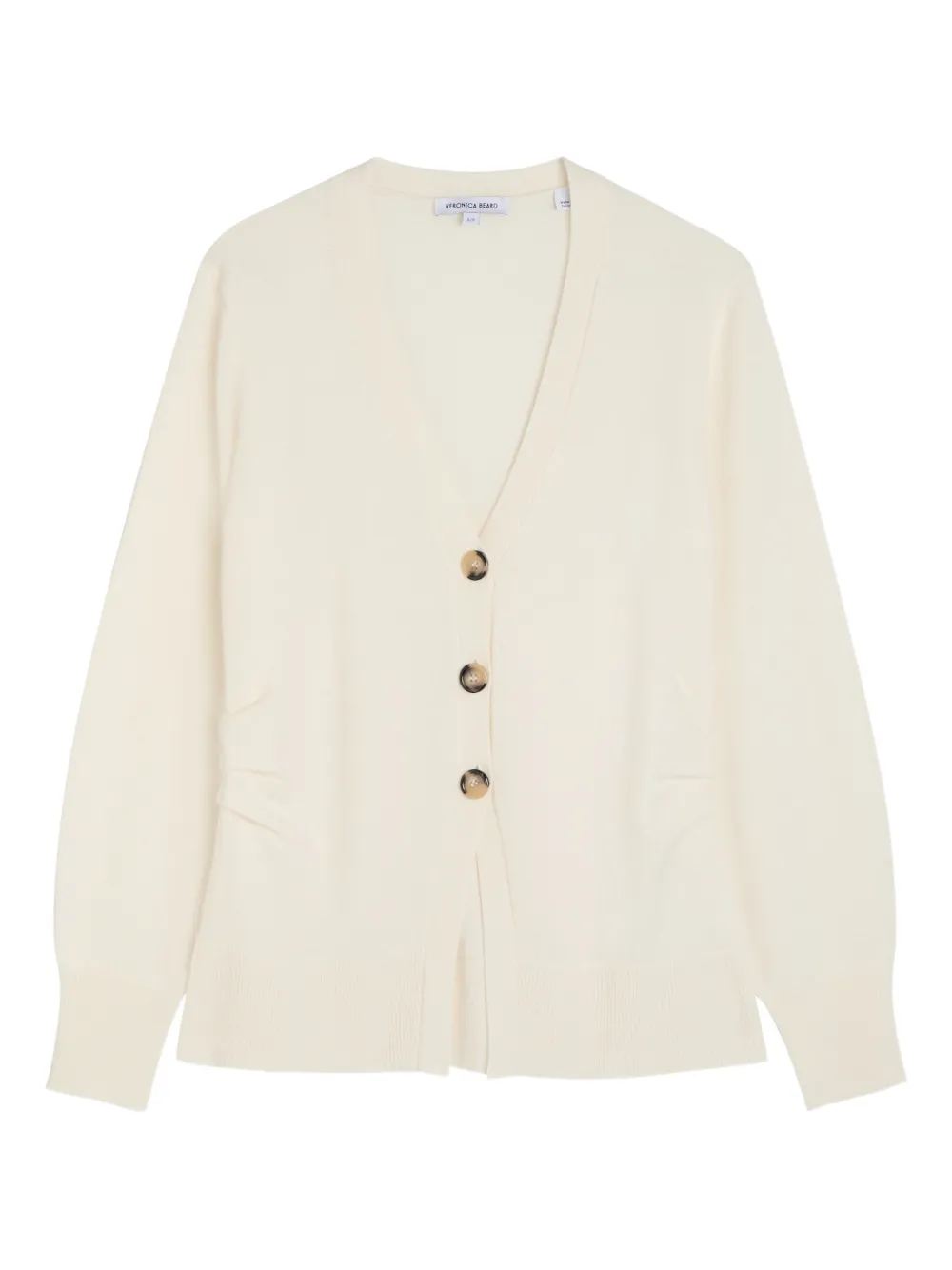 Veronica Beard buttoned V-neck cardigan - Toni neutri
