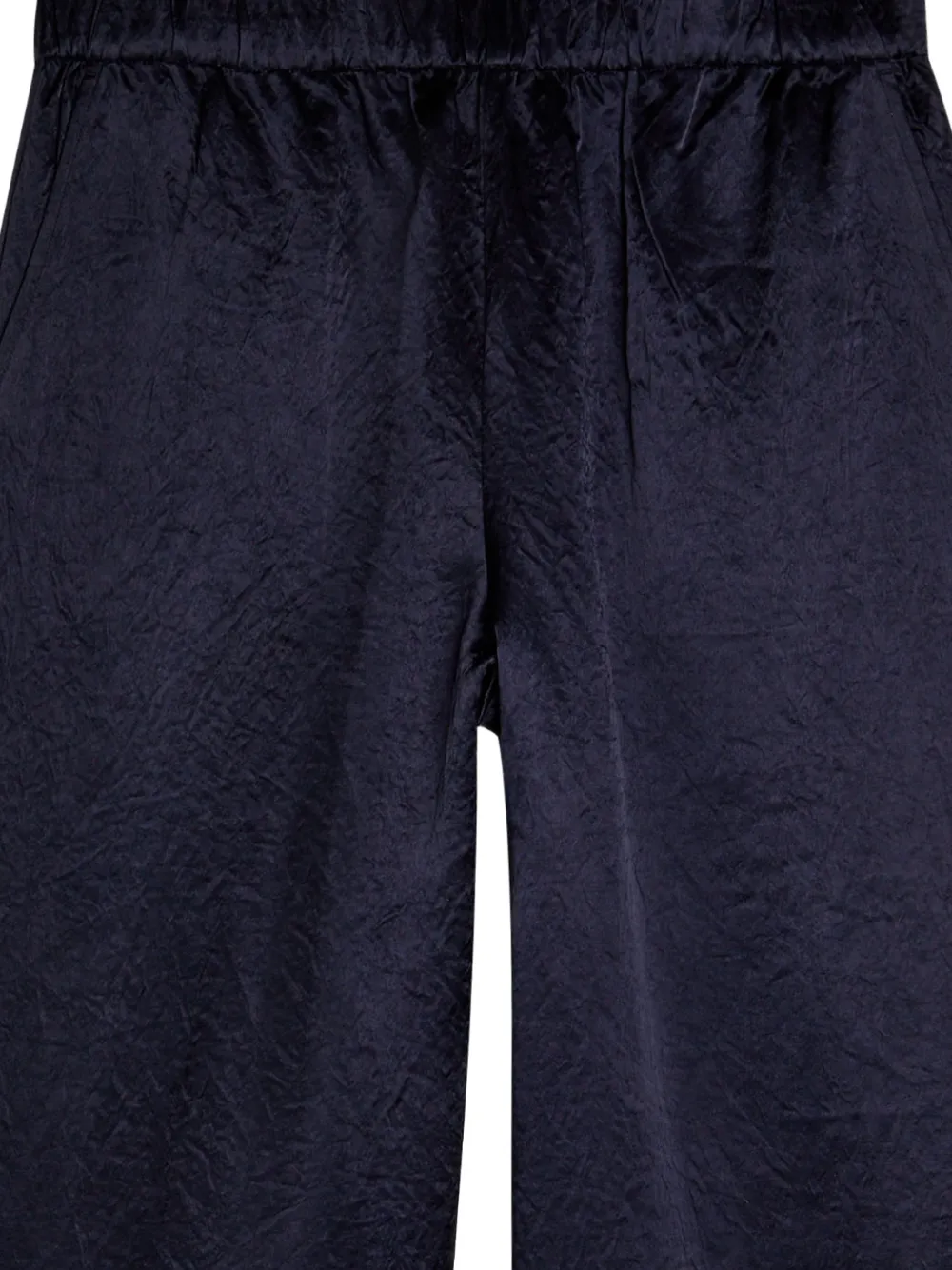 Eileen Fisher wide-leg textured trousers - Blauw