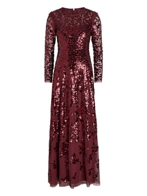 Needle & Thread sequinnes floral gown