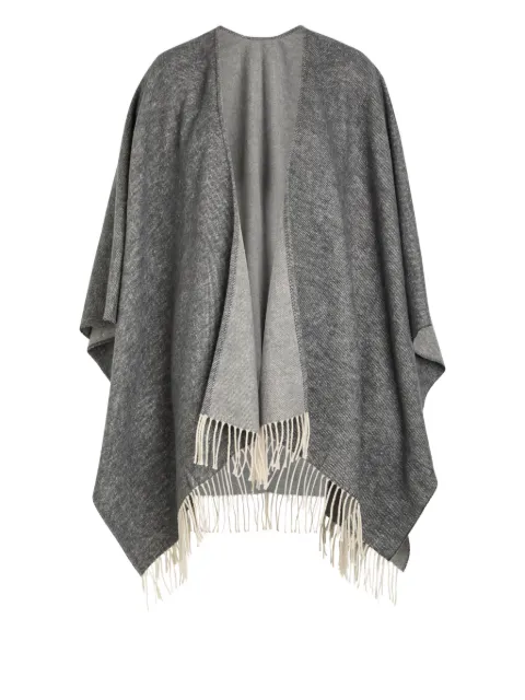 Eileen Fisher poncho con flecos