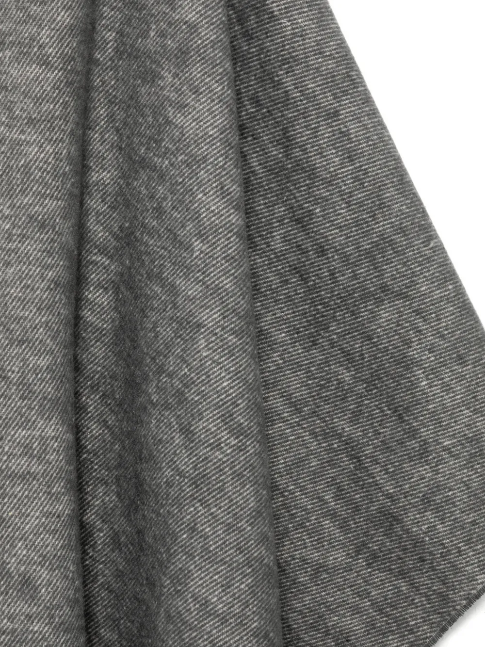 Eileen Fisher Poncho met franje Grijs