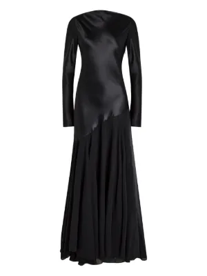 princess polly baby blue dress Long Sleeve Black Formal Dress main image 1