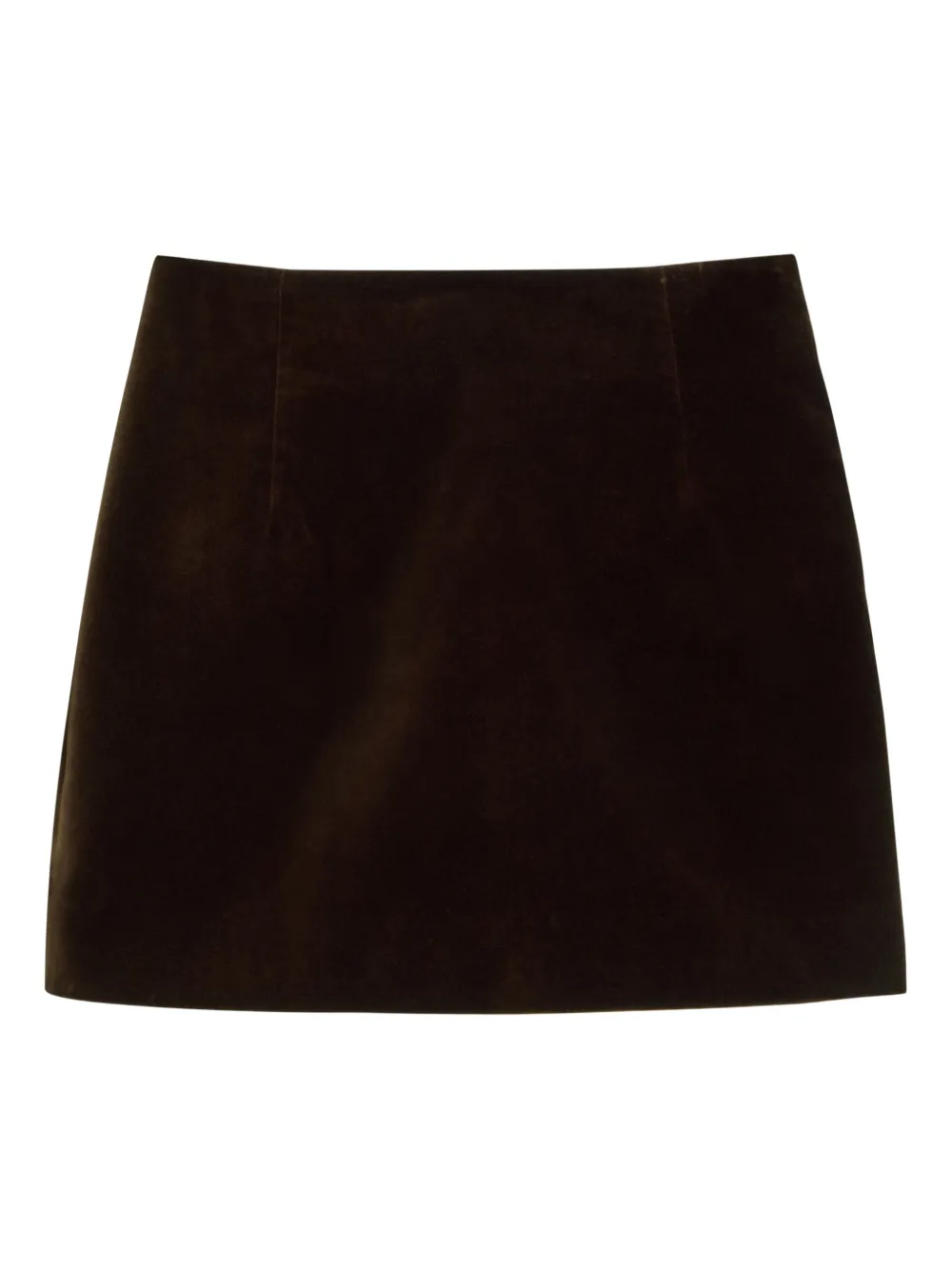 LIBEROWE Minigonna svasata - Marrone