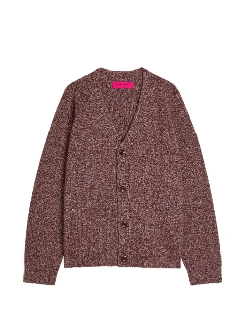 The Elder Statesman Oak Marl button V-neck cardigan
