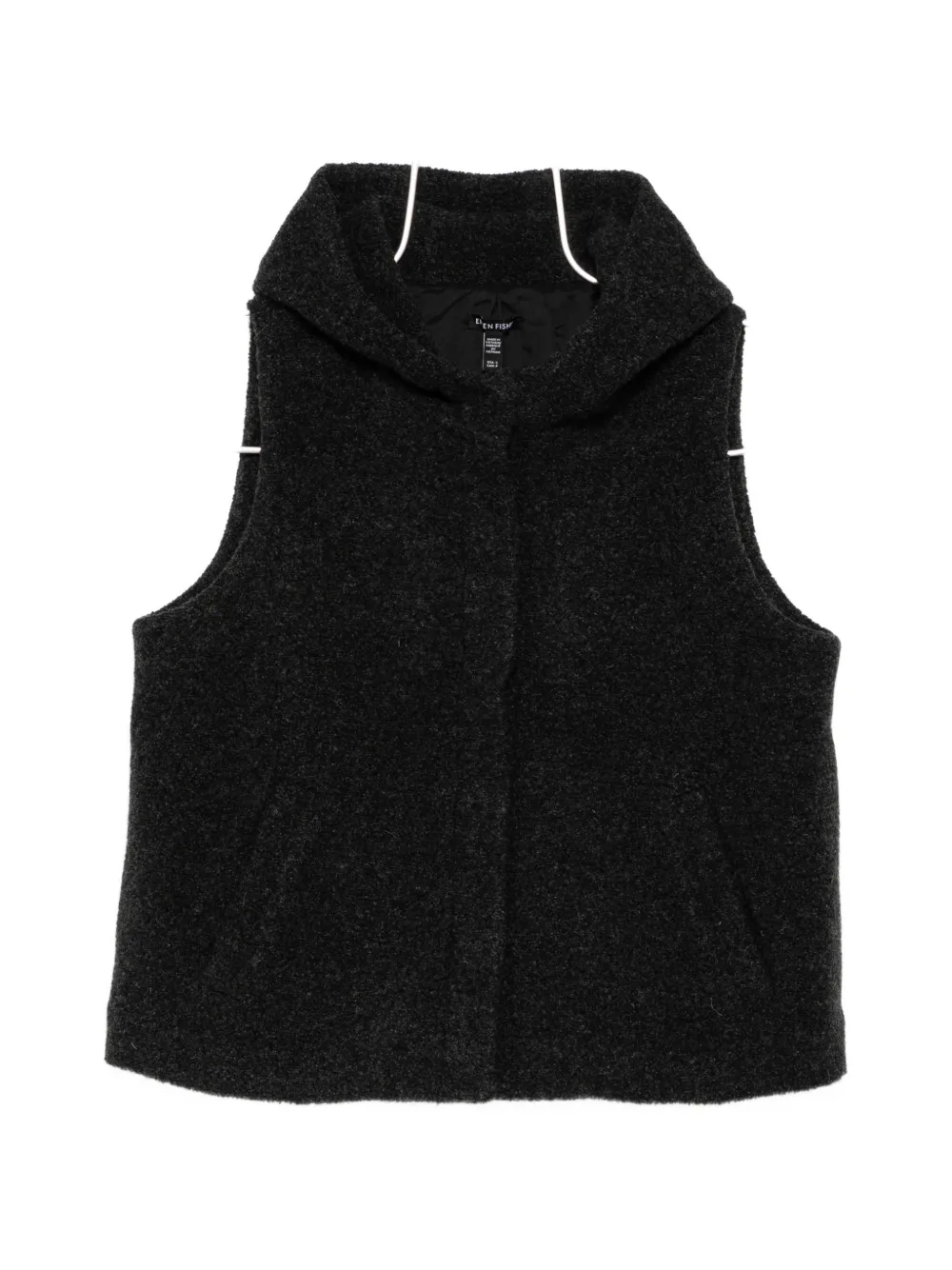 Eileen Fisher hooded gilet - Grau