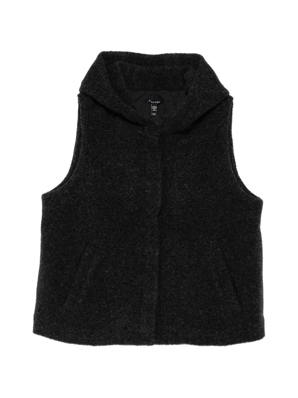 Eileen Fisher hooded gilet - Grey