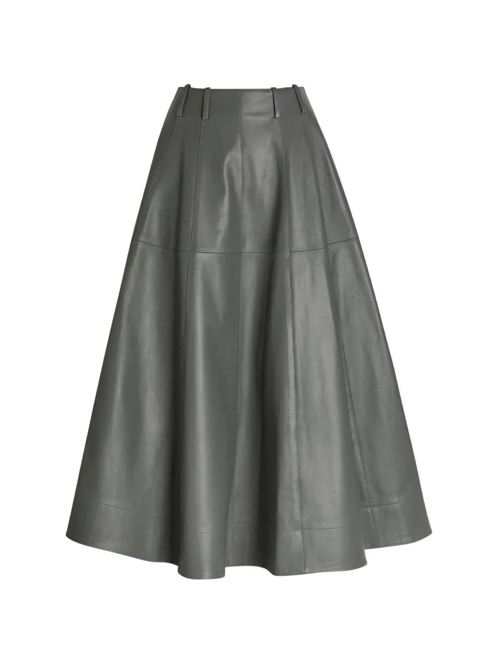 ARMARIUM Fiamma panelled A-line midi skirt - Grigio