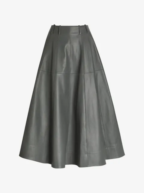 ARMARIUM Fiamma panelled A-line midi skirt
