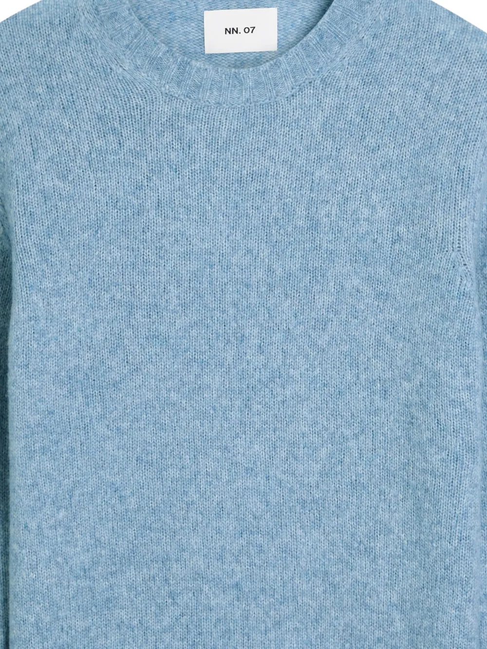 NN07 Ribgebreide trui - Blauw