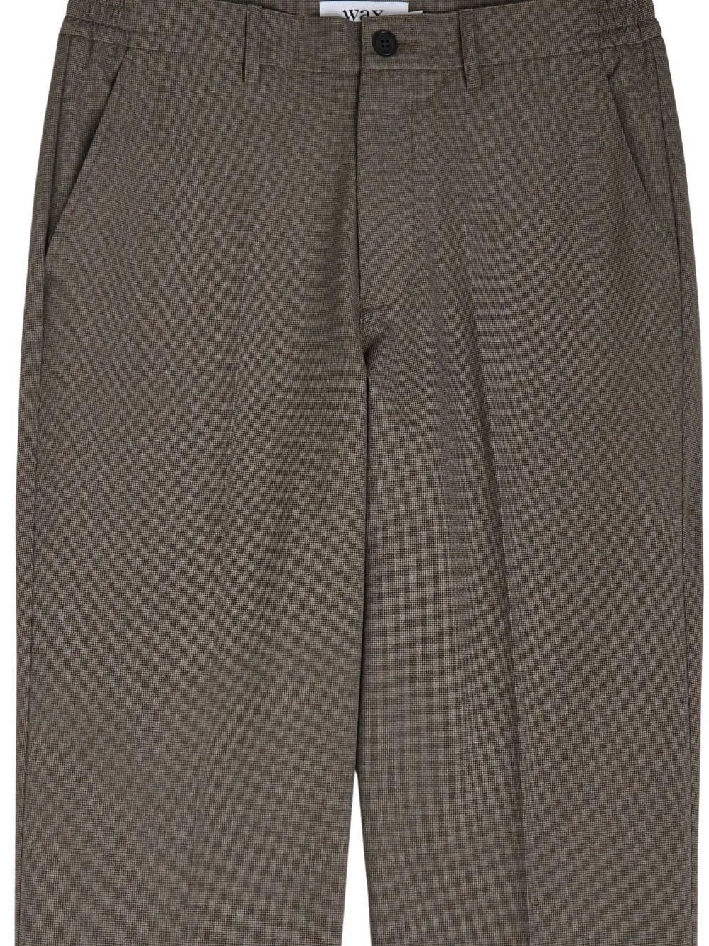 Wax London Broek met elastische taille - Bruin