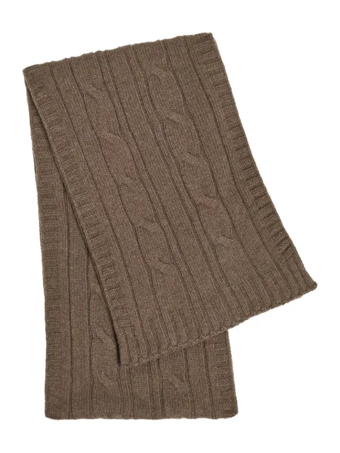 John Smedley cable-knit scarf