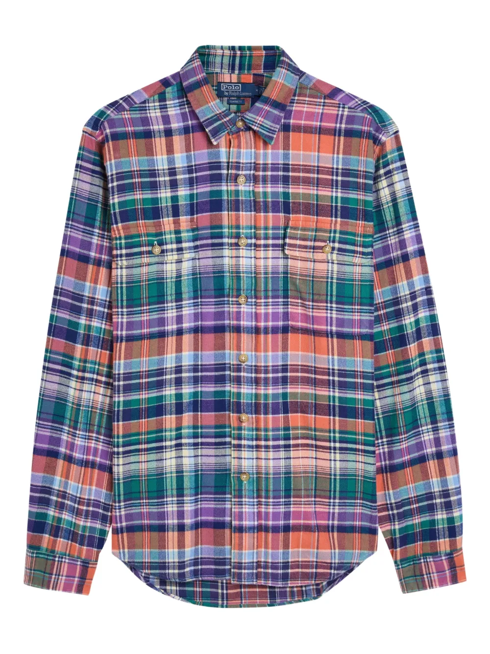 Polo Ralph Lauren checked long-sleeve shirt - Blau
