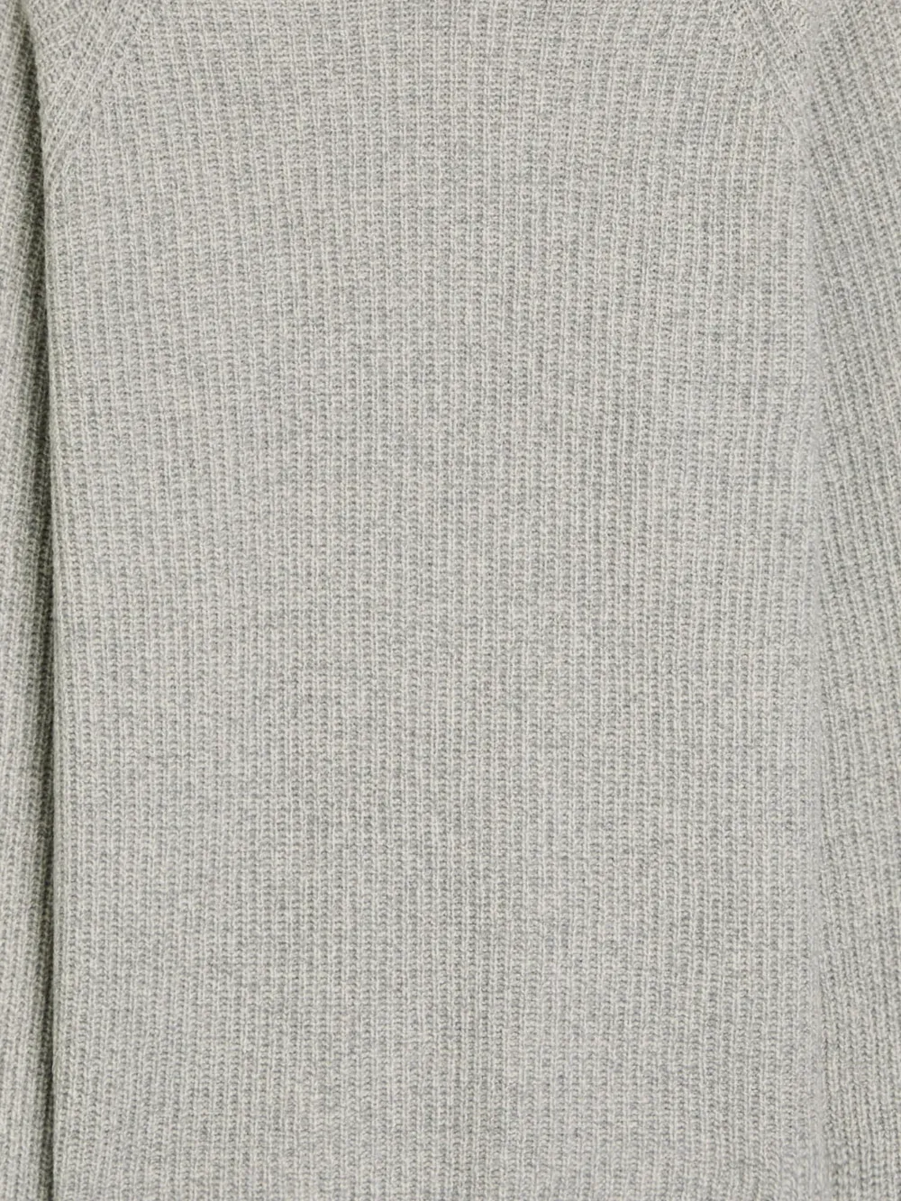 John Smedley Oxnarda geribbelde trui - Grijs