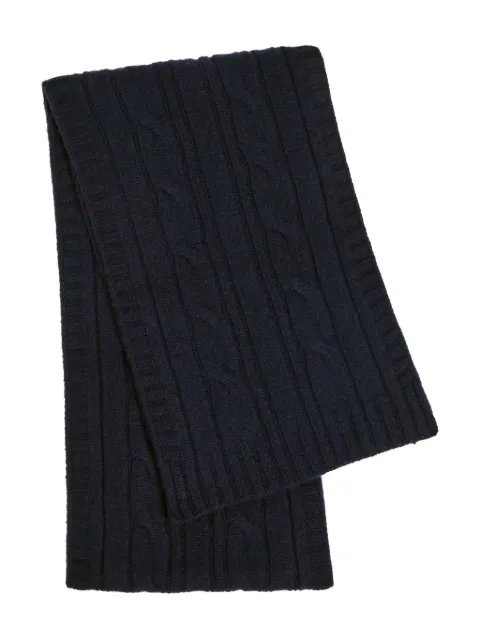 John Smedley Wooton cable-knit scarf