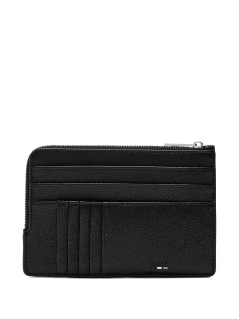 BOSS zip cardholder wallet