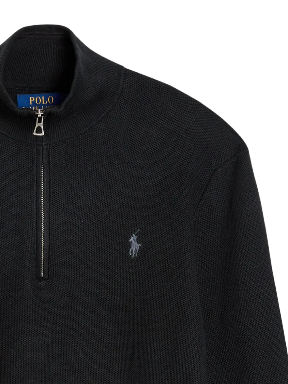 Polo Ralph Lauren Sweater met halve rits - Zwart
