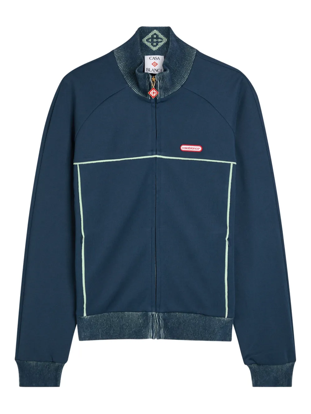 Casablanca Felpa con zip - Blu