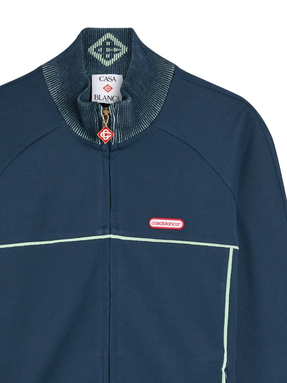 Casablanca Sweater met rits - Blauw