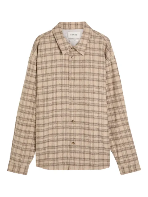FRAME checked flannel overshirt