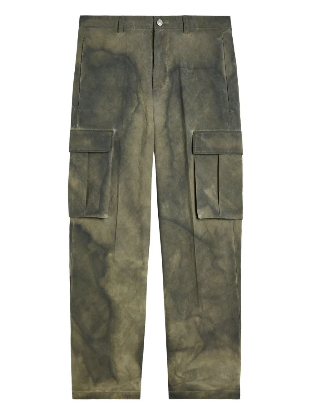 COLE BUXTON Cargo con effetto schiarito - Verde