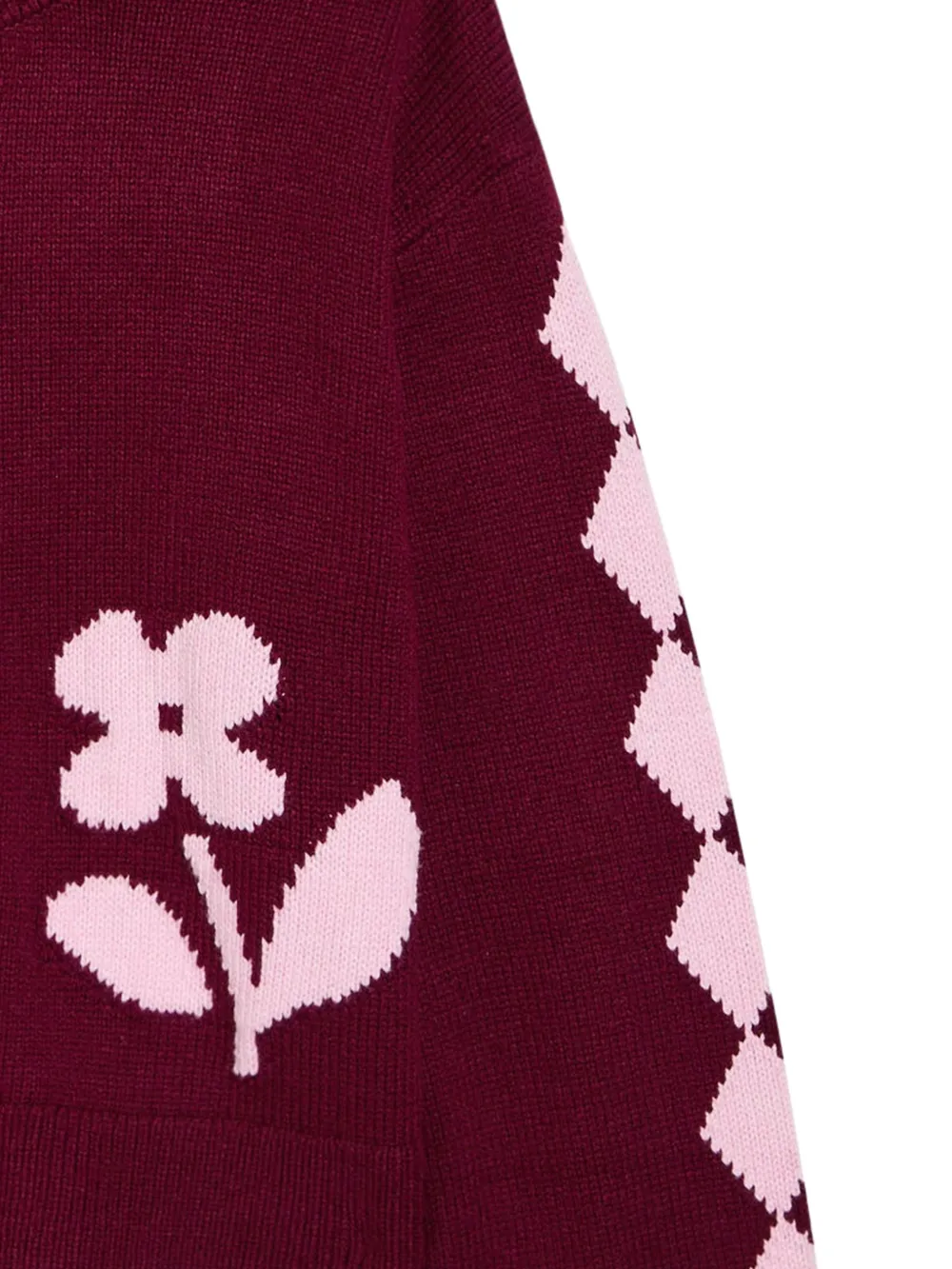  Rails Mavie Flower-motif Sweater - Red 