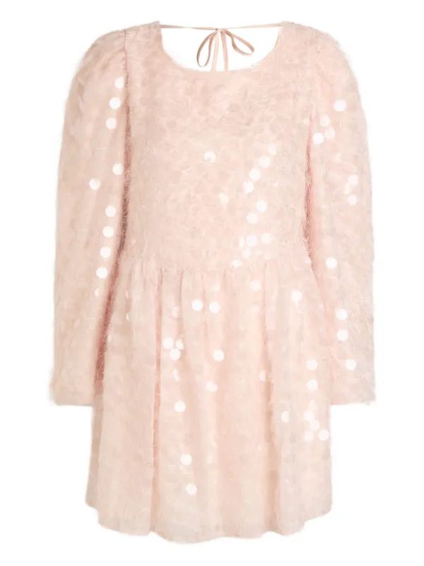 strapless open back dress DREAM Sister Jane Pink Jacquard Mini Dress – SYBIL Boutique