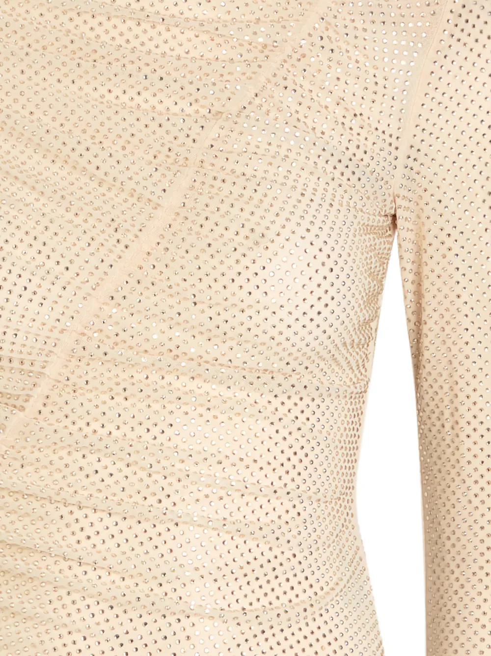  Self-portrait Embellished Long-sleeved Top - Neutrals 