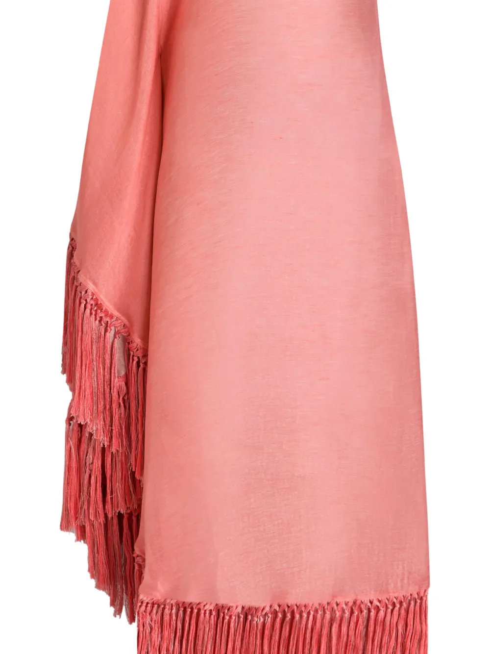 Taller Marmo Arno maxi-jurk met franje - Roze