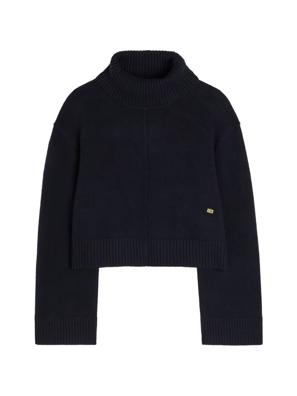 GANNI turtleneck sweater - Blu