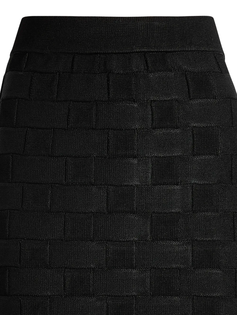 TOVE Ash geruite mini-rok - Zwart