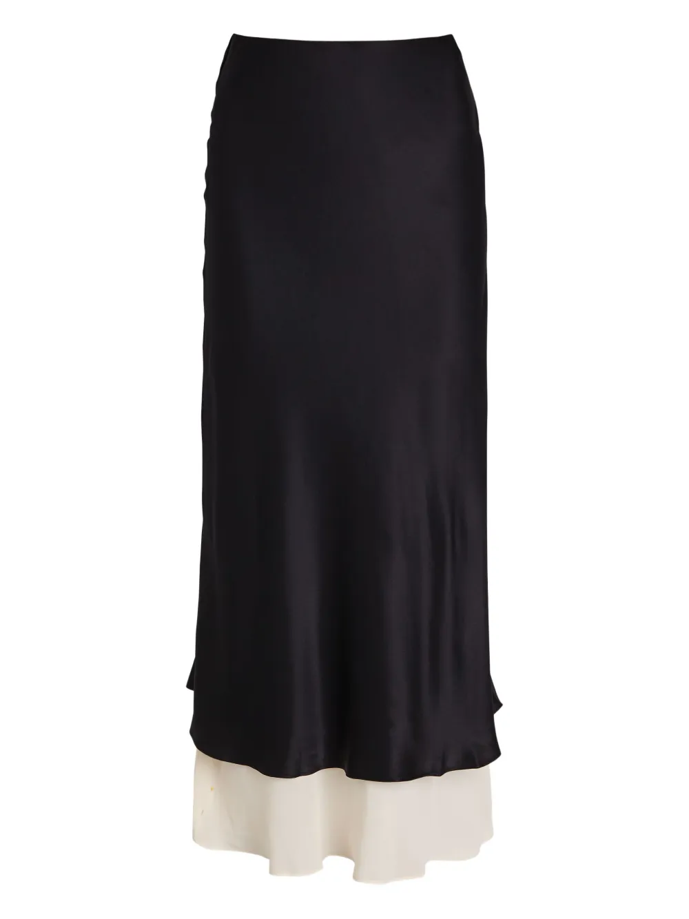 Reformation Gonna midi con design a strati - Nero