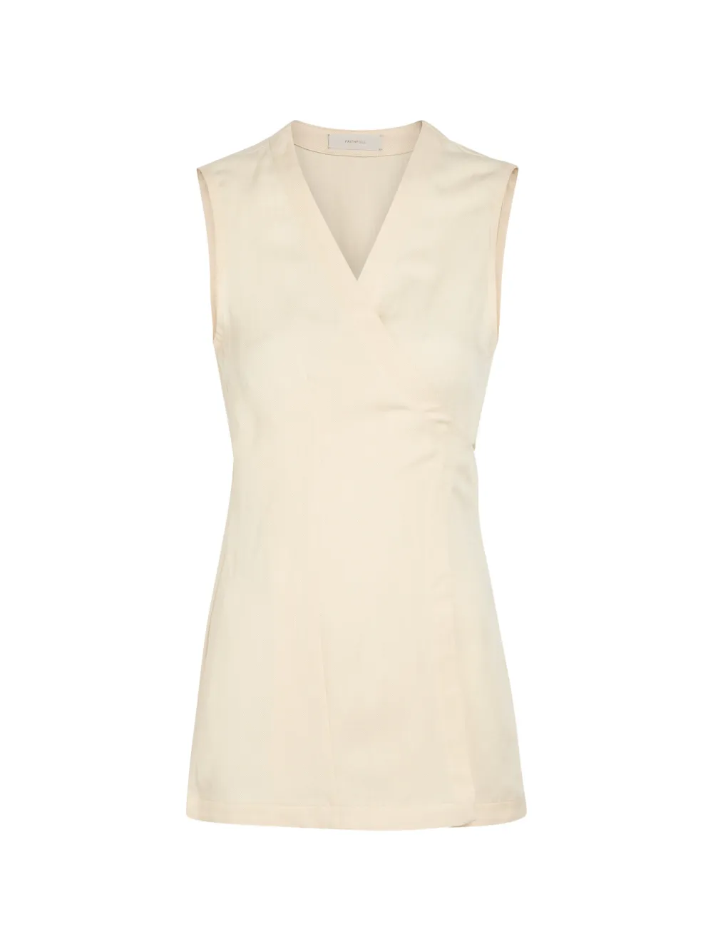 Faithfull the Brand Lulea V-neck top - Toni neutri