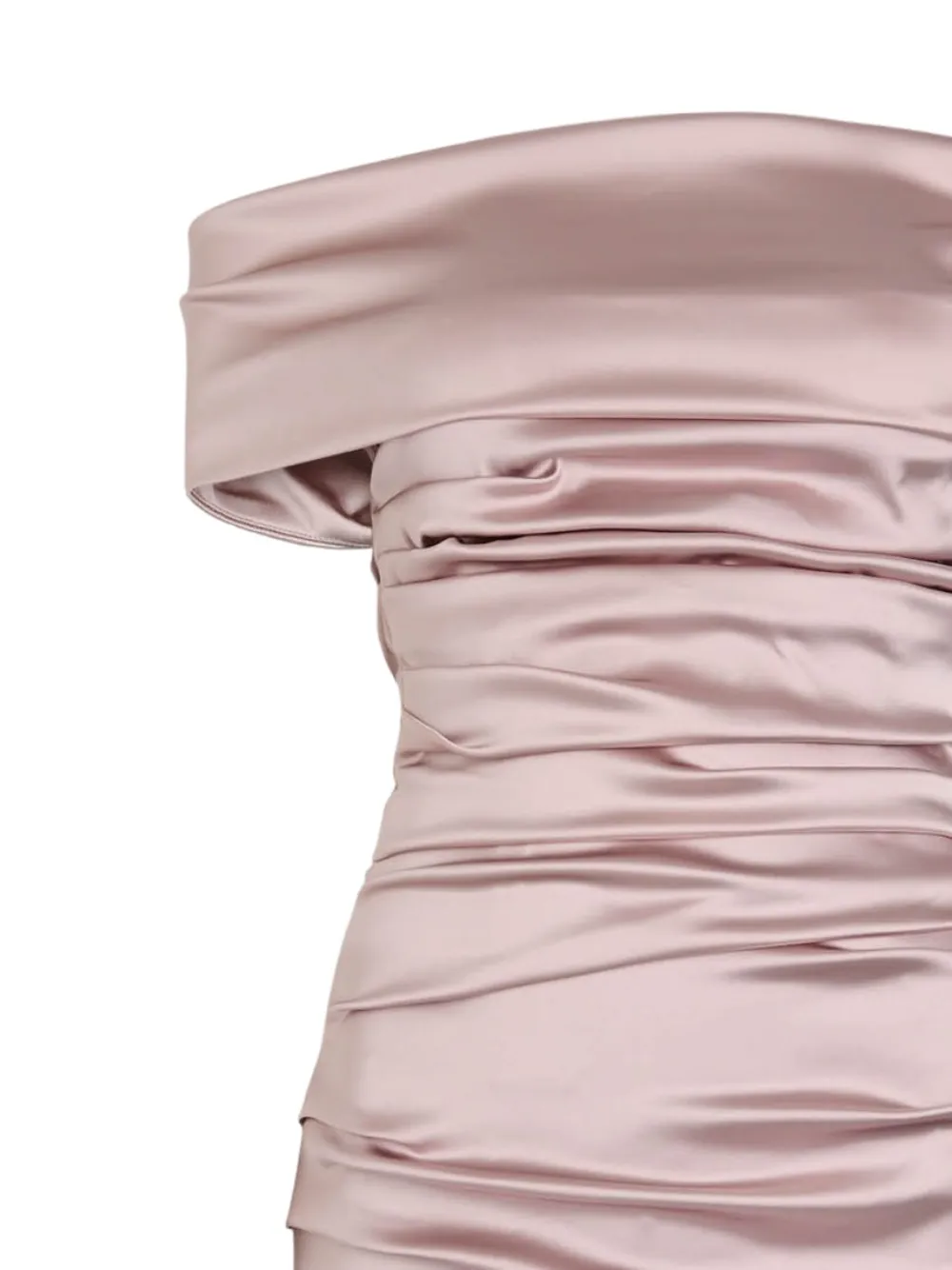 Talbot Runhof Off-shoulder midi-jurk - Roze