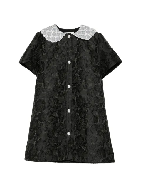 Sister Jane round-collar buttoned dress