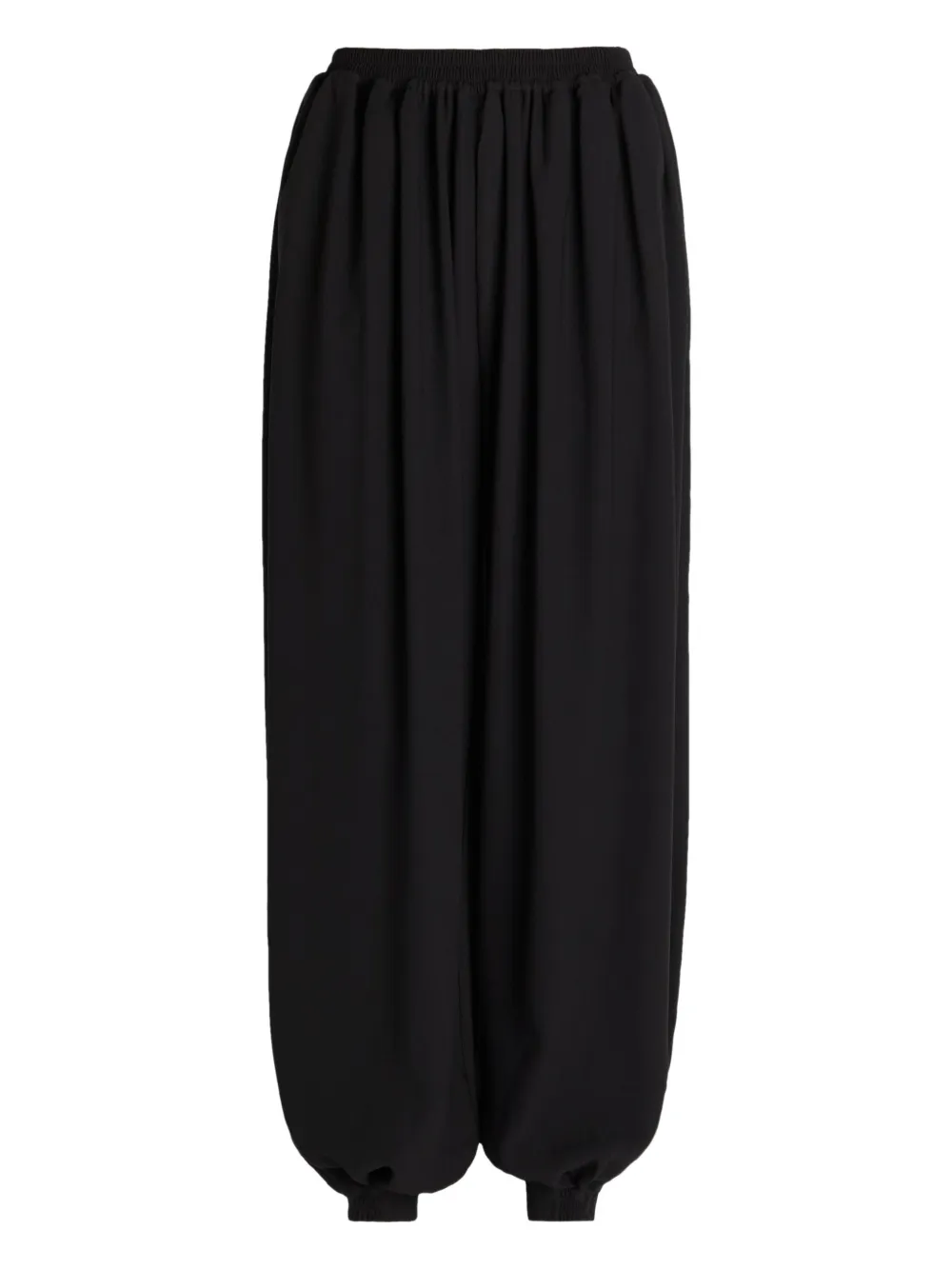 Ronny Kobo Pantaloni Dickens con arricciatura - Nero