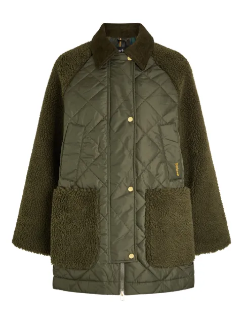 Barbour quilted teddy-effect puffer jacket